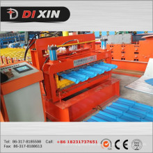 Dx 1100 Color acero esmaltado teja rollo que forma la máquina